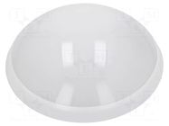 Lamp: lighting fixture; PANTERA; polycarbonate; E27; IP44; Ø: 305mm PAWBOL