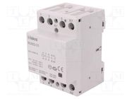 Contactor: 4-pole installation; 63A; 230VAC; NC + NO x3 ISKRA