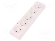 Connector: AC supply; female; splitter; 2P; 250VAC; 16A; Type: round JONEX