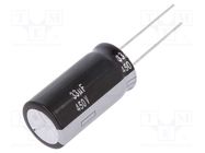 Capacitor: electrolytic; THT; 33uF; 450VDC; Ø16x31.5mm; ±20%; 5000h PANASONIC