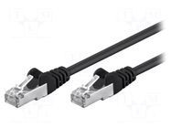 Patch cord; RJ45 plug,both sides; F/UTP; 5e; stranded; CCA; PVC Goobay