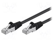 Patch cord; F/UTP; Cat: 5e; RJ45 plug,both sides; stranded; CCA GOOBAY