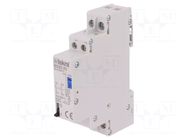 Relay: installation; bistable,impulse; NO x2; Ucoil: 24VAC; BI; 20A ISKRA