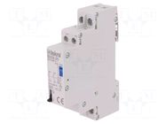 Relay: installation; bistable,impulse; NO x2; Ucoil: 24VAC; BI; 25A ISKRA