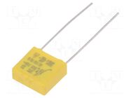 Capacitor: polypropylene; X2; 3.3nF; 310VAC; 10.5x9x4mm; THT; ±10% Jb Capacitors