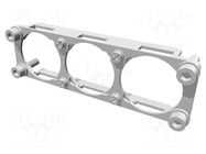 Docking frame; HC 650-Halterung enlarged-M HARTING