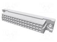 Connector: DIN 41612; plug; female; PIN: 48; straight; 2A; THT; a+b+c HARTING