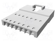 Plug; wire-wire; male; SL; 2.54mm; PIN: 7; w/o contacts; for cable MOLEX