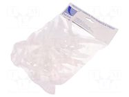 Holder; white; Ømount.hole: 10mm; L: 130mm; 25pcs; UM 10 PAWBOL