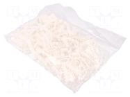 Holder; white; for flat cable,YDYp 5x2,5; 100pcs; USMP 5; 6÷7mm PAWBOL
