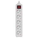Power Strip without cable 5 sockets + Switch SCHUKO, EMOS