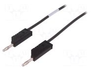 Test lead; 60VDC; 30VAC; 16A; with 4mm axial socket; Len: 0.5m HIRSCHMANN T&M