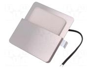 Lamp: lighting fixture; MAGIC; 6500K; IP30; H: 6.2mm; square; W: 75mm PAWBOL