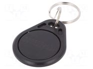 RFID pendant; laser printed code in 8H10D format; plastic SYSTEM 7 SECURITY