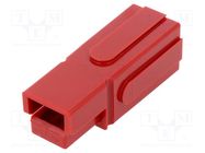Plug; DC supply; Powerpole®,PP180; hermaphrodite; for cable; red ANDERSON POWER PRODUCTS