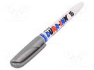 Marker: permanent marker; silver; 2mm; Dura-Ink 15; Tip: round MARKAL