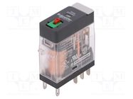 Relay: electromagnetic; DPDT; Ucoil: 230VAC; 5A; 5A/250VAC; RXG SCHNEIDER ELECTRIC