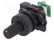 Potentiometer; 22mm; Harmony XB5; Illumin: none; Ø22mm; IP66; 1kΩ SCHNEIDER ELECTRIC