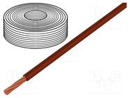 Wire; LifY; 1x1.5mm2; stranded; Cu; PVC; brown; 450V,750V; -15÷80°C HELUKABEL