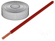 Wire; LifY; 1x10mm2; stranded; Cu; PVC; red; 450V,750V; -15÷80°C HELUKABEL