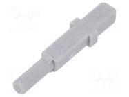 Coding pin; female; grey; MX123 MOLEX