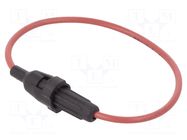 Fuse holder; 5x20mm; on cable; Contacts: bronze; tinned; -40÷85°C SCHURTER