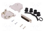 Connector: D-Sub HD; PIN: 44; plug; male; soldering; for cable ENCITECH