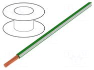 Wire; X05V-K; stranded; Cu; 1mm2; PVC; green-white; 300V,500V; 250m LAPP