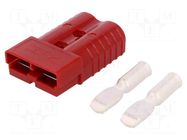 Connector: wire-wire; plug; hermaphrodite; SB® 350; 600V; PIN: 2 ANDERSON POWER PRODUCTS