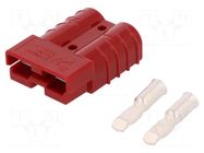 Connector: wire-wire; plug; hermaphrodite; SB50; 600V; PIN: 2; red ANDERSON POWER PRODUCTS