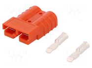 Connector: wire-wire; plug; hermaphrodite; SB50; 600V; PIN: 2; 50A ANDERSON POWER PRODUCTS