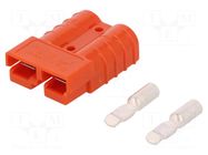 Connector: wire-wire; plug; hermaphrodite; SB50; 600V; PIN: 2; 50A ANDERSON POWER PRODUCTS