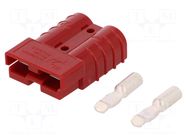 Connector: DC supply; plug; hermaphrodite; SB® 50; 600V; PIN: 2 ANDERSON POWER PRODUCTS