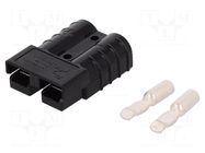 Connector: wire-wire; plug; hermaphrodite; SB50; 600V; PIN: 2; black ANDERSON POWER PRODUCTS