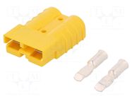 Connector: DC supply; plug; hermaphrodite; SB® 50; 600V; PIN: 2 ANDERSON POWER PRODUCTS