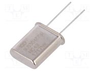 Resonator: quartz; 9.8304MHz; ±20ppm; 30pF; THT; HC49 IQD FREQUENCY PRODUCTS