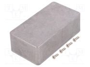 Enclosure: multipurpose; X: 60mm; Y: 112mm; Z: 37mm; 1590; aluminium HAMMOND