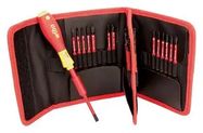 SCREWDRIVER BLADE SET, HOLDER, 30 PIECE