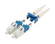 FIBER OPTIC CONN, LC, DUPLEX, 0.9MM