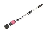 FIBER OPTIC CONN, MPO, FEMALE, 4MM