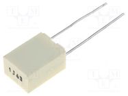 Capacitor: polyester; 1uF; 40VAC; 63VDC; 5mm; ±5%; 7.2x5x10mm; THT KEMET