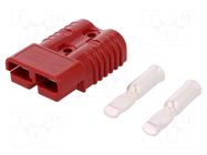 Connector: wire-wire; plug; hermaphrodite; SB® 175; 600V; PIN: 2 ANDERSON POWER PRODUCTS