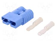 Connector: DC supply; plug; hermaphrodite; SB® 120; 600V; PIN: 2 ANDERSON POWER PRODUCTS