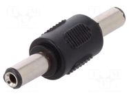 Transition: coupler; 5.5/2.1mm; 5.5mm; 2.1mm Goobay