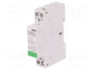 Contactor: 2-pole installation; 32A; 230VAC,220VDC; NC x2; IKD ISKRA