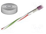 Wire: data transmission; chainflex® CF888; 2x0.5mm2; violet; Cu IGUS