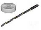 Wire: control cable; chainflex® CF890; 25G0.75mm2; PUR; black IGUS