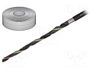 Wire: control cable; chainflex® CF891; 7G2.5mm2; black; stranded IGUS