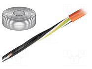 Wire: motor; chainflex® CF895; 4G1.5mm2; PUR; orange; stranded; Cu IGUS