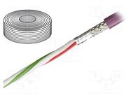 Wire: data transmission; chainflex® CF898; 4x2x0.14mm2; violet IGUS